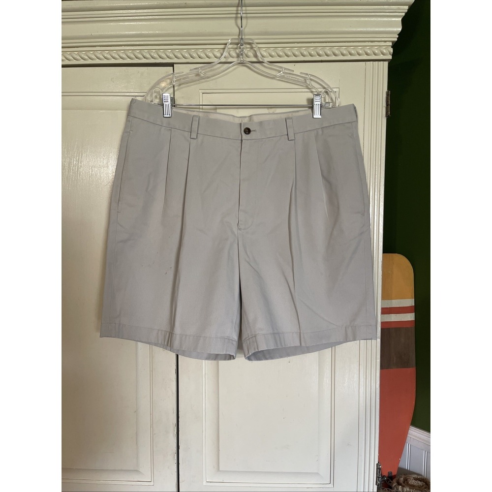 Brooks Brothers 346 (Advantage Short) Shorts Men 38 Beige Preppy